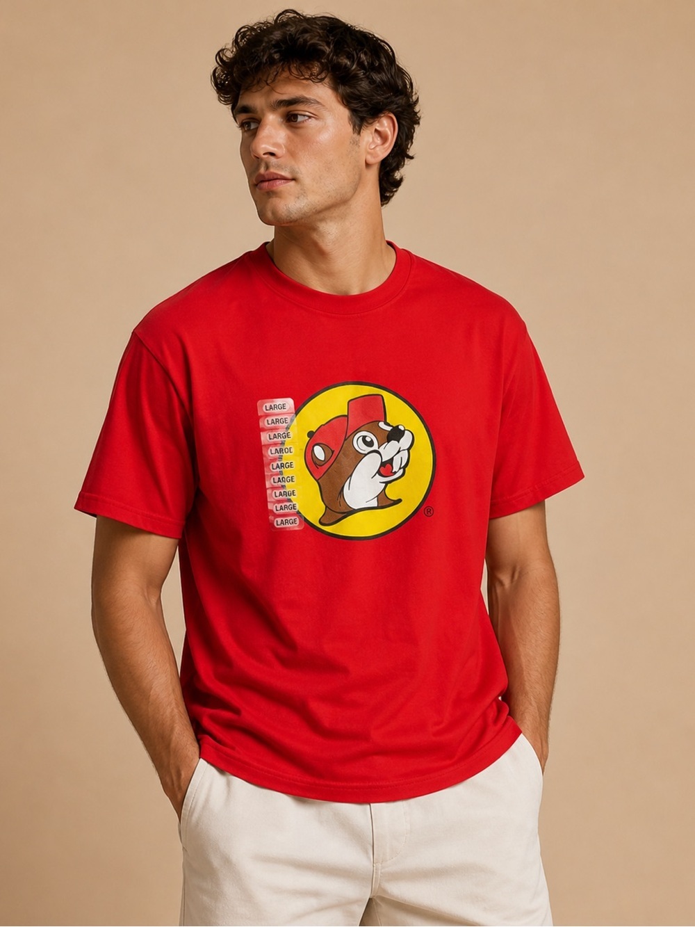 Buc-ee’s Red Graphic Tee NWT Size L